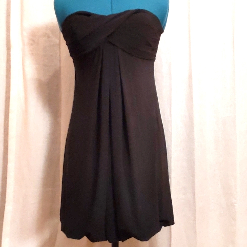 Xscape Little Black Strapless Dress Size 6